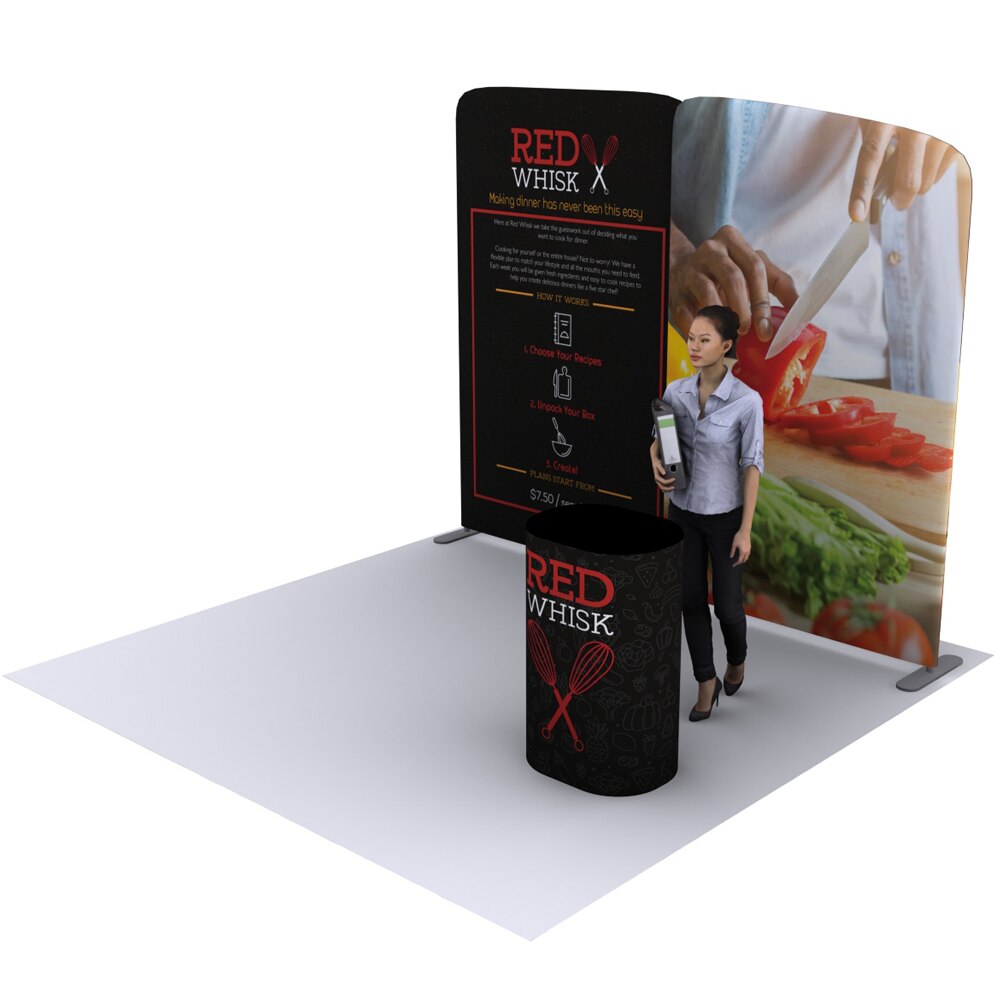 10 ft. Kit D EZ Tube® Connect — Single Sided Graphic Package
